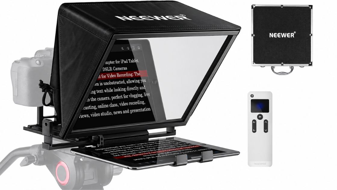 NEEWER Teleprompter X14 con control